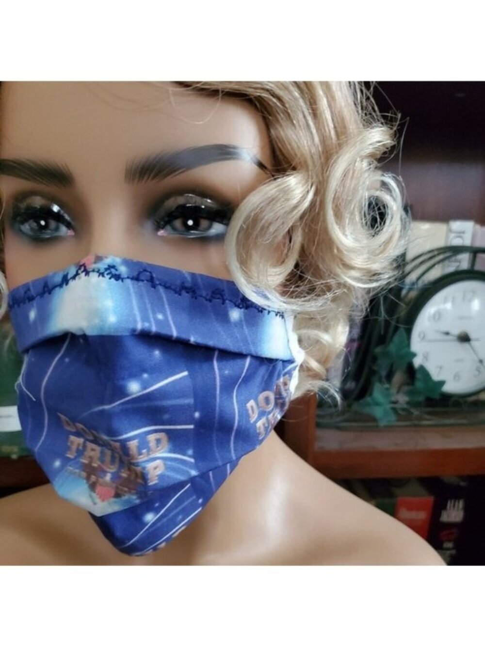 Cloth Face Mask - Silver/Copper Filters- Trump